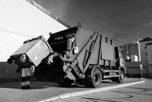 Professional team conducting office clearance in The Hyde